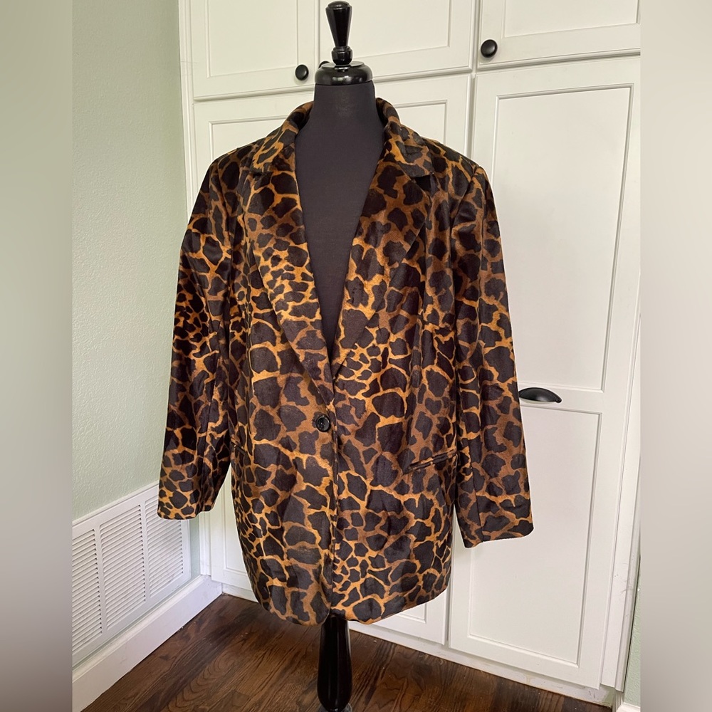 Leopard Blazer Jacket 20w